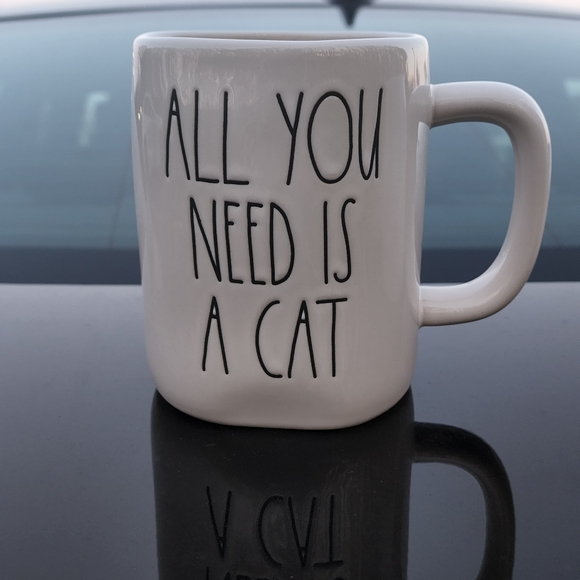 Rae Dunn ALL YOU NEED IS A CAT mug - Picture 1 of 3